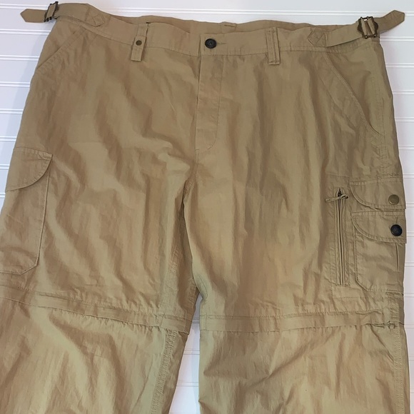 Khaki J Peterman Cargo Pants/Shorts Sz 46 - Picture 1 of 6
